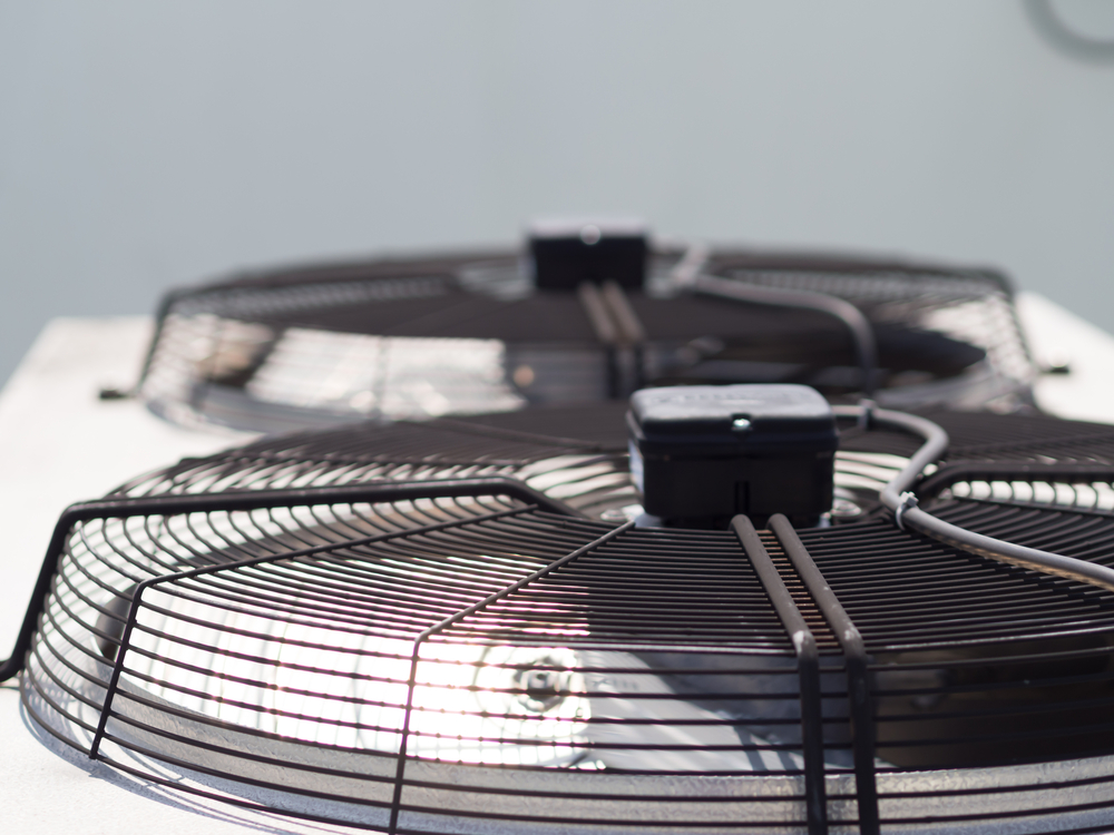 HVAC spinning industrial ventilation fan